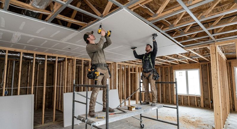 Ceiling Drywall Replacement in Conroe, TX