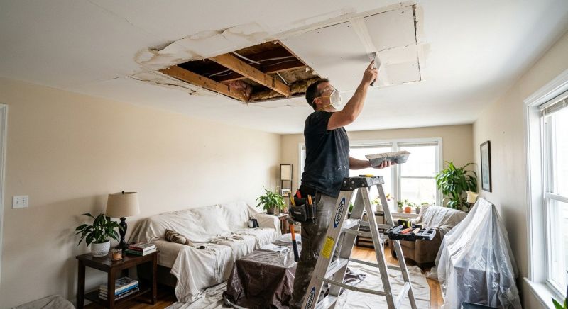 Ceiling Water Damage Repair in Conroe, TX