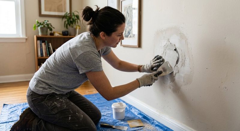 Bathroom Wall Patching in Alpharetta, GA