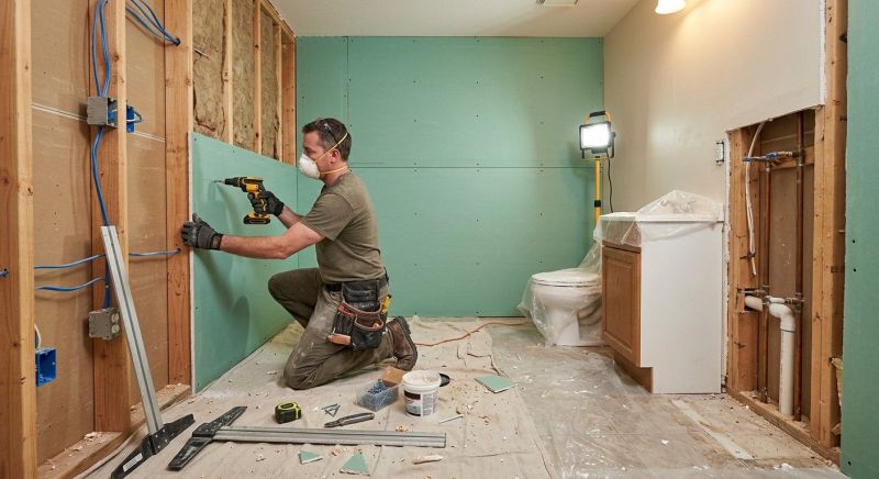 Bathroom Wall Patching in Conroe, TX