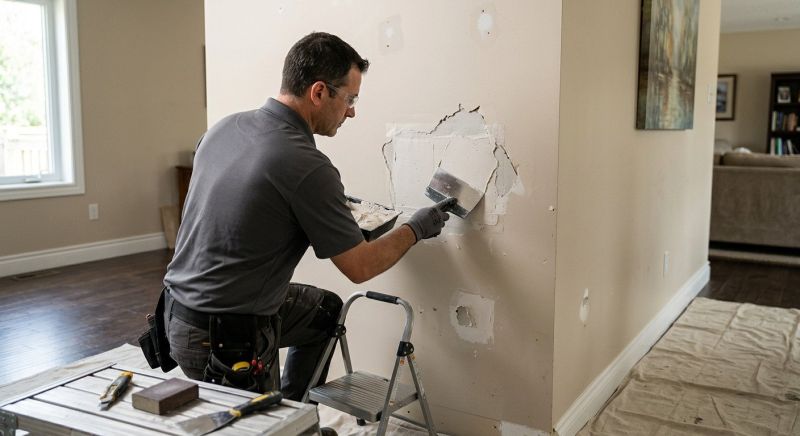 Bathroom Wall Patching in Conroe, TX