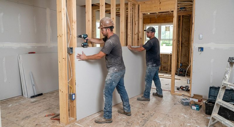 Bedroom Drywall Installation in Alpharetta, GA