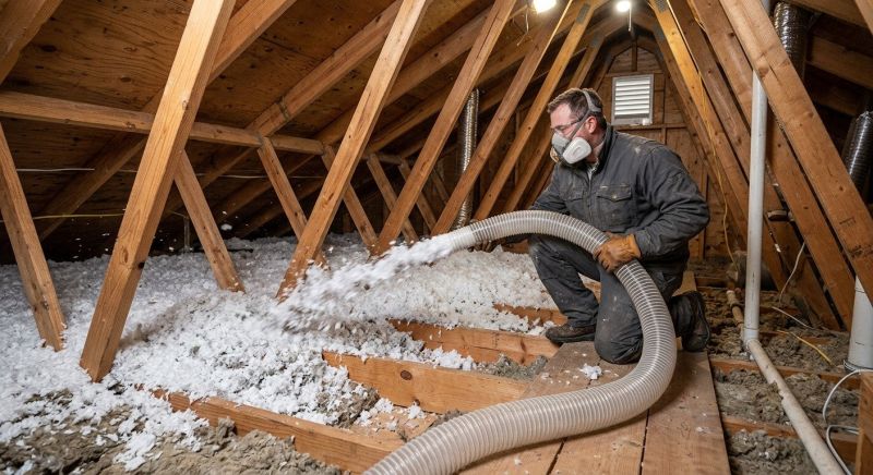 Blown Insulation Installation in Arvada, CO
