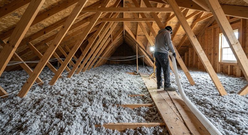 Blown Insulation Installation in Georgetown, TX