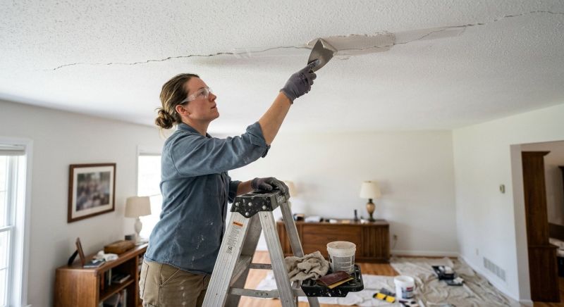 Ceiling Crack Repair in Alpharetta, GA