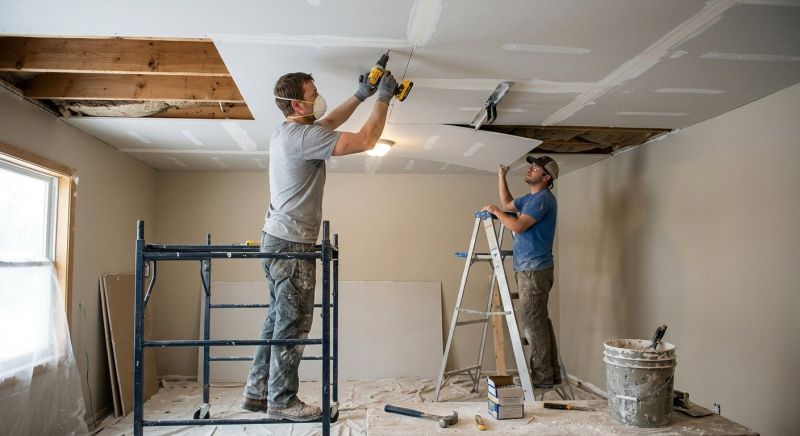 Ceiling Drywall Installation in Olathe, KS