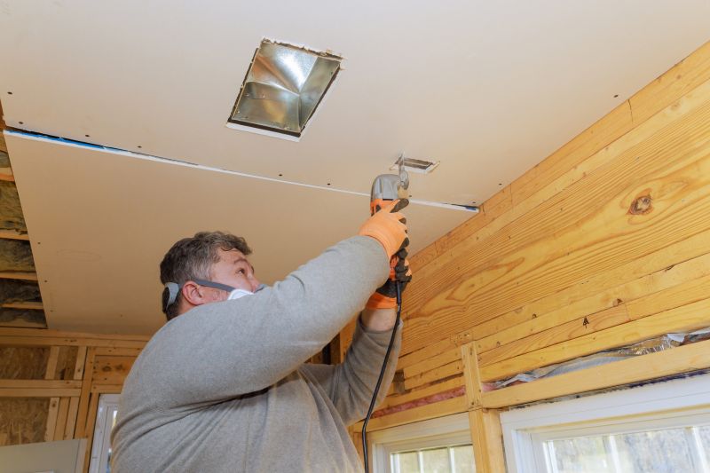 Ceiling Drywall Replacement in Overland Park, KS