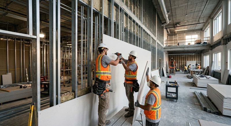 Commercial Drywall Renovation in Denver County, CO