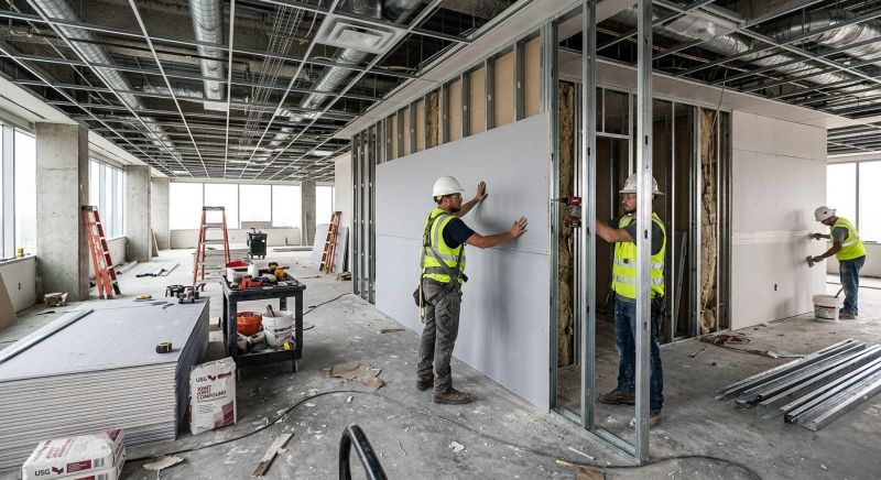 Commercial Drywall Service in Denver County, CO
