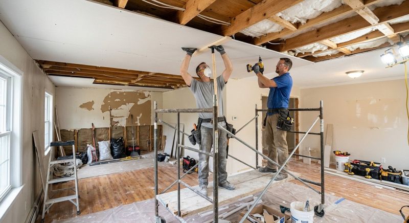 Garage Drywall Replacement in Littleton, CO