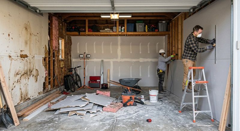 Garage Wallboard Installation in Denver, CO