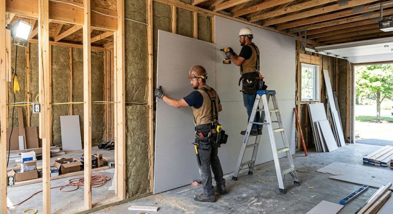 Garage Wallboard Installation in Conroe, TX