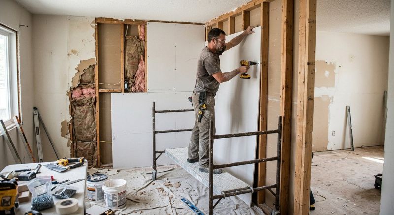 Kitchen Drywall Installation in Alpharetta, GA